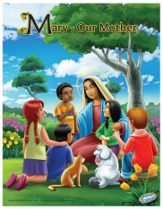 Brother Francis Mini Poster - Mary - Our Mother - 100 Pack